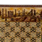 تخته نرد خاتم طرح اصفهان کد 7257 m - Image 10