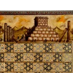 تخته نرد خاتم طرح اصفهان کد 7257 m - Image 8