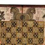 تخته نرد خاتم طرح کوروش و کاساندان کد 7262 m - Image 6