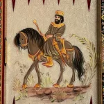 تخته نرد خاتم طرح هخامنشی کد 7264 m - Image 5
