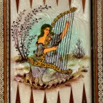 تخته نرد خاتم طرح فرنگیس - Image 4