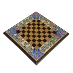 تخته نرد خاتم طرح گل و مرغ کد 7278 m - Image 6