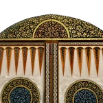 تخته نرد خاتم گرد 60 سانتی تذهیب کد 7314 m - Image 5