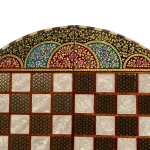 تخته نرد خاتم گرد 60 سانتی تذهیب طرح کاوالیر - Image 8