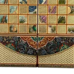 تخته نرد خاتم 60 سانتی شکوفه خیال - Image 6