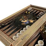 تخته نرد خاتم طرح چوگان و ابنیه کد 5425 m - Image 6