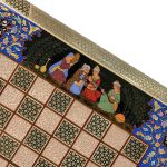 تخته نرد خاتم طرح چوگان و ابنیه کد 5425 m - Image 9