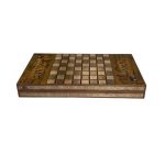 تخته نرد خاتم سه کاره طرح ابنیه کد 5479 m