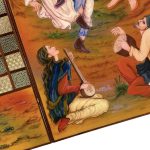 تخته نرد خاتم سه کاره طرح رقص و آواز - Image 6