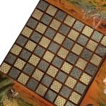 تخته نرد خاتم سه کاره طرح رقص و آواز - Image 9