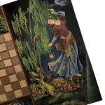 تخته نرد خاتم سه کاره طرح جیران - Image 4