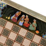 تخته نرد خاتم طرح چوگان و ابنیه - Image 6