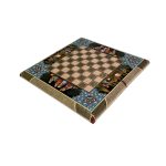 تخته نرد خاتم طرح چوگان و ابنیه - Image 5