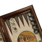 تخته نرد خاتم سه کاره طرح رقص و آواز - Image 4