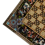 تخته نرد خاتم طرح چوگان 7130 m - Image 7