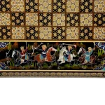 تخته نرد خاتم طرح چوگان 7130 m - Image 6