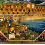 تابلو نرد خاتم طرح آسمان شب - Image 6