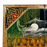 تابلو نرد خاتم طرح آسمان شب - Image 8