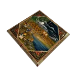 تابلو نرد خاتم طرح آسمان شب - Image 5