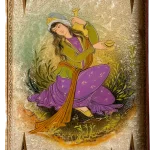 تخته نرد خاتم طرح دلیار - Image 3