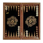 تخته نرد خاتم پرداز طرح لاله سار
