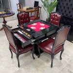 میز تخته نرد و شطرنج ۶ بازی آذین