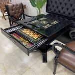 میز تخته نرد و شطرنج ۶ بازی آریا مهر
