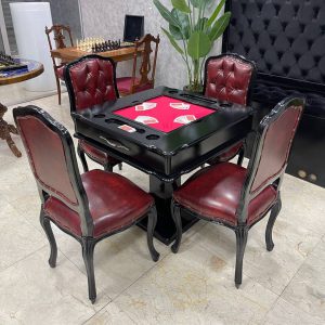 میز تخته نرد و شطرنج ۶ بازی آذین
