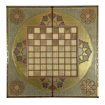 تخته نرد تمام خاتم 60 سانتی طرح نقش سپهر - Image 2