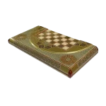 تخته نرد تمام خاتم 60 سانتی طرح نقش سپهر - Image 6