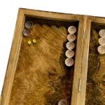 تخته نرد دوبازی جوش و ریشه گردو طرح دنا - Image 3