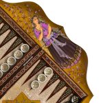 تخته خاتم خورشیدی نقاشی درباری - Image 8
