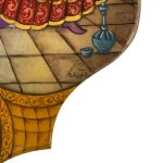 تخته خاتم خورشیدی نقاشی درباری - Image 9