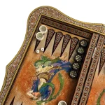 تخته نرد خاتم طرح رقص مهربانی - Image 10