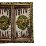 تخته نرد خاتم طرح سیمرغ 6014 m - Image 8