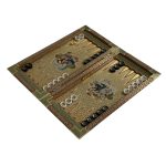 تخته نرد خاتم طرح بزم و چوگان کد 5909 m - Image 3