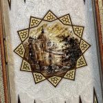 تخته نرد خاتم طرح سرزمین هنر و میراث - Image 5