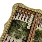 تخته نرد خاتم طرح شهری در آغوش زاینده‌رود - Image 5