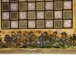 تخته نرد خاتم طرح جمع درباریان - Image 11