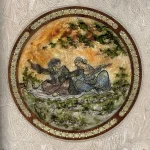 تخته نرد خاتم طرح جمع درباریان - Image 6
