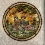 تخته نرد خاتم طرح جمع درباریان - Image 5