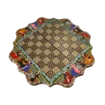 تخته نرد خاتم 60 کنگره ای طرح گلرخان مست - Image 6