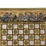 تخته نرد خاتم طرح میهمانی شاهانه - Image 14