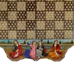 تخته نرد خاتم 60 کنگره ای طرح گلرخان مست - Image 7