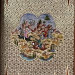تخته نرد خاتم چوگان و ضیافت قاجار کد 5726 m - Image 5