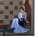تخته نرد خاتم مگنتی طرح شیدا - Image 7