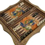 تخته نرد خاتم طرح رقص مهربانی - Image 7