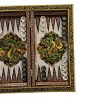 تخته نرد خاتم طرح سپید بال - Image 4