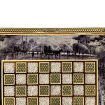 تخته نرد خاتم طرح جواهر مشرق - Image 11