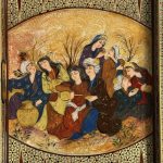 تخته نرد خاتم طرح محفل فراحصن - Image 5